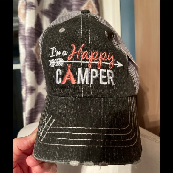 Chic Nation Accessories - NWT Happy Camper Hat